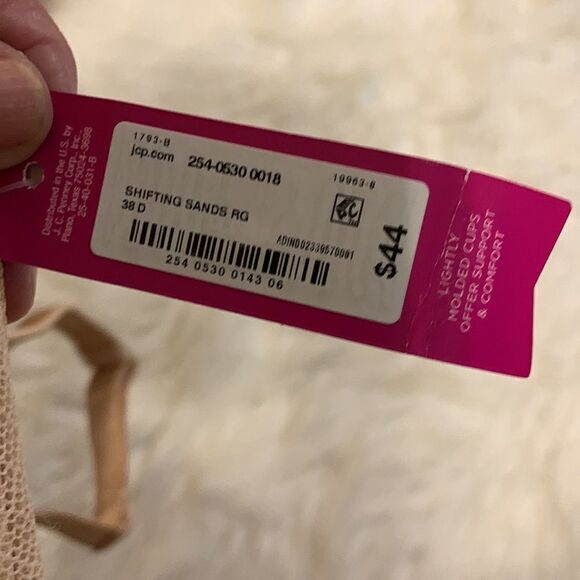 Ambrielle Size 38D full figure lightly lined bra.  NWT - Picture 7 of 9